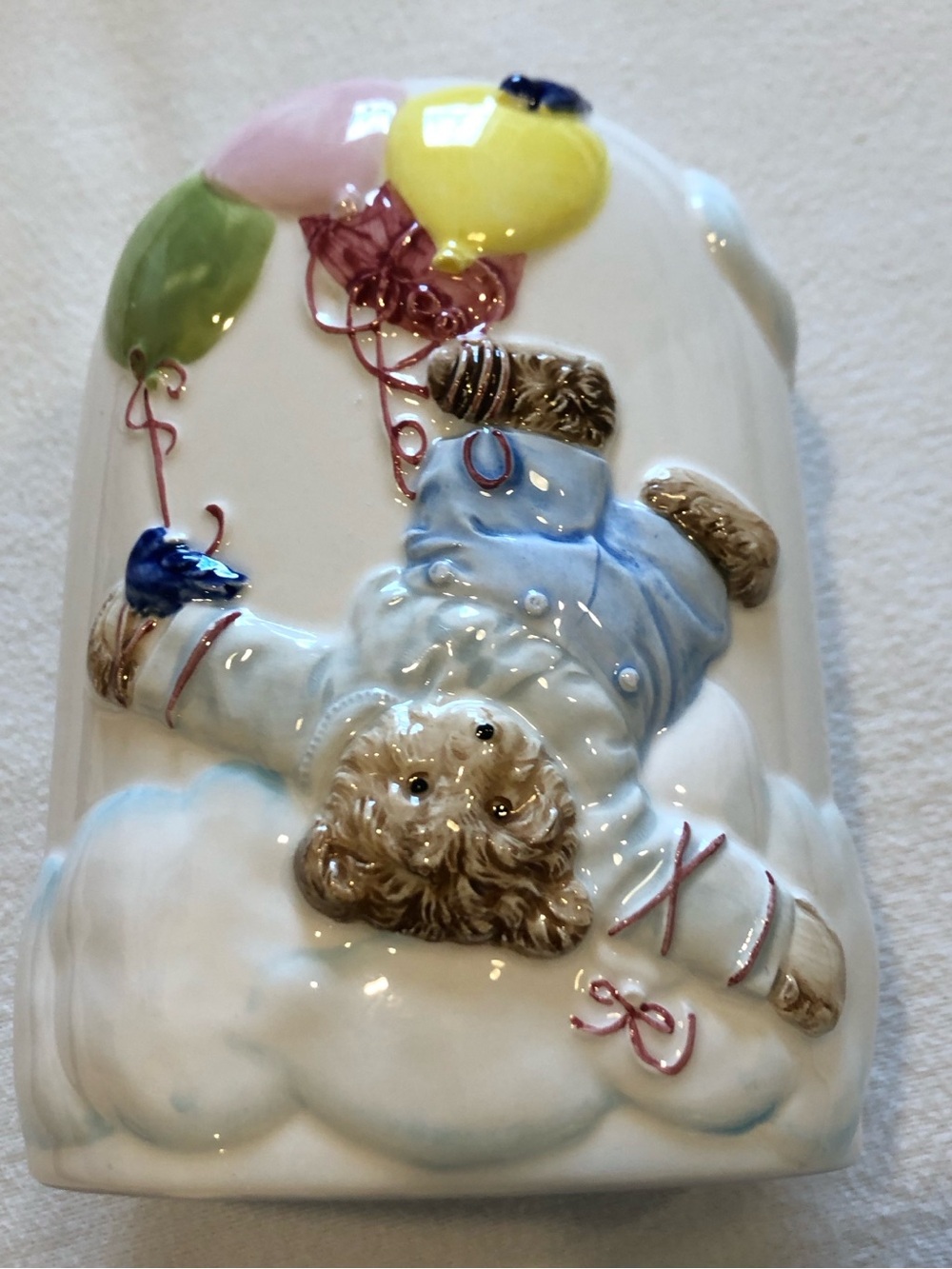 Hummelwerks 1984 Bialosky Teddy Bear Ceramic Coin Bank